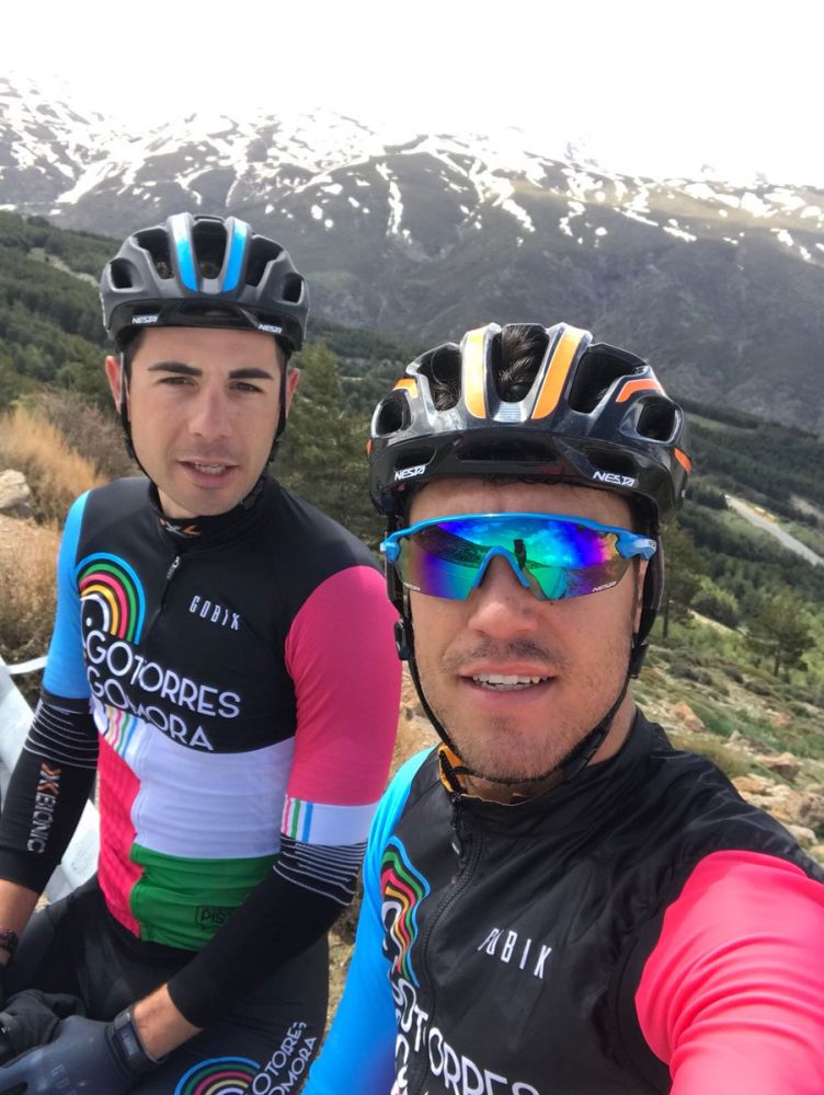 Albert Torres, junto a Sebastià Mora.