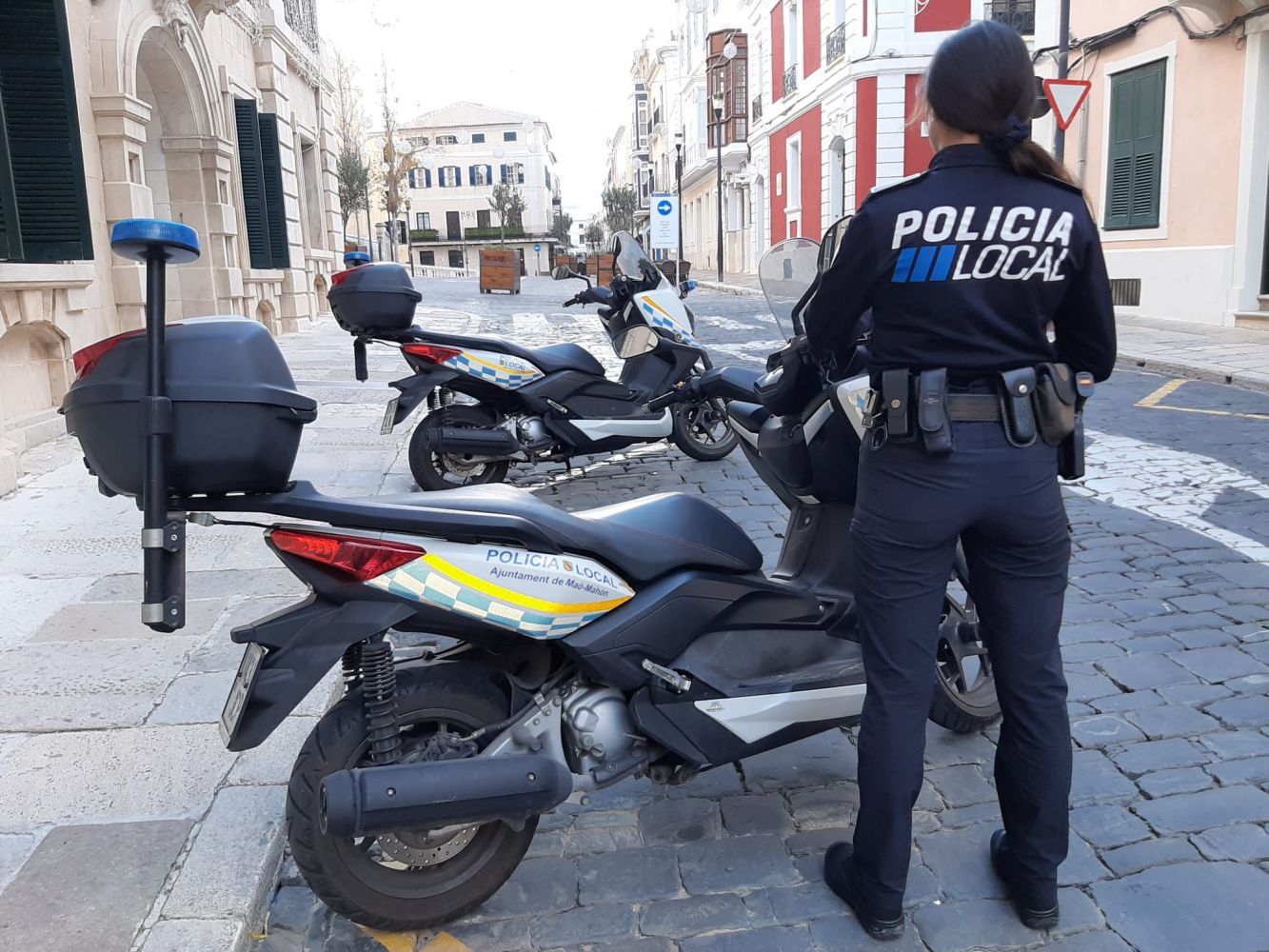 La Policia Local de Maó molesta con el Ajuntament por su deficiente