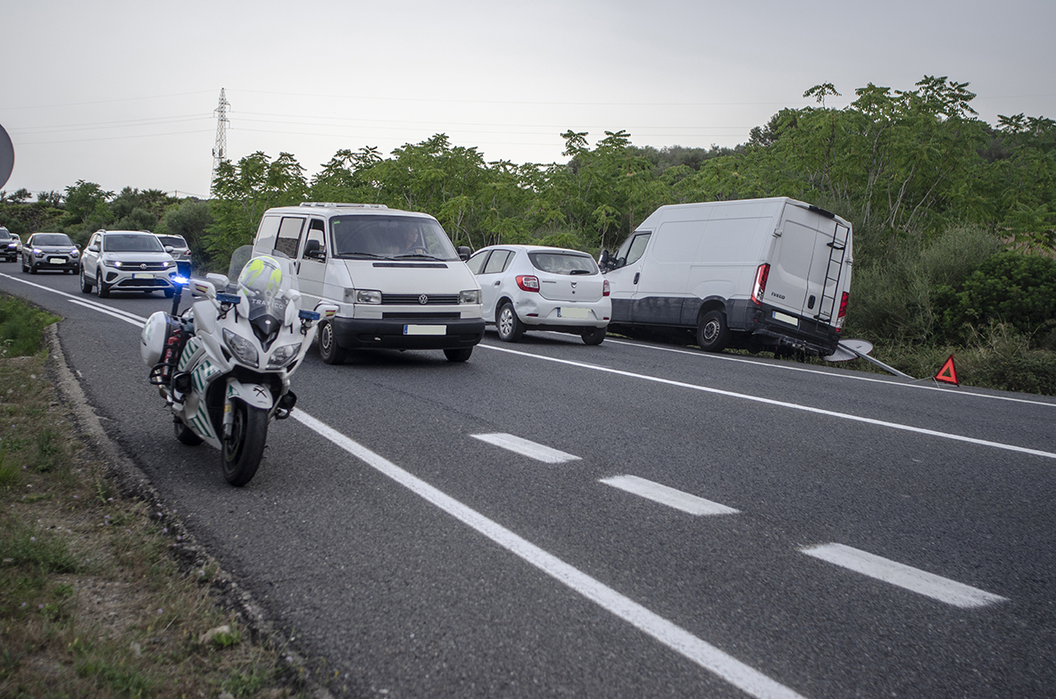 Fotos Un Accidente A La Salida De Ma Provoca Largas Retenciones En