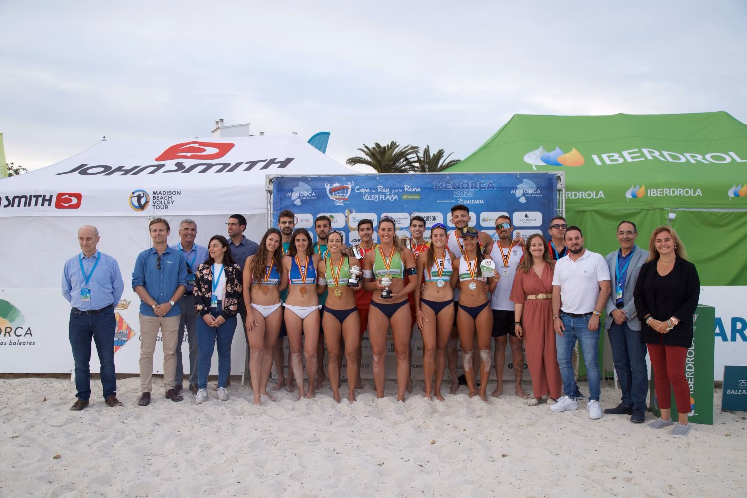 La Copa del Rey de voley playa echa el cierre en Cala en Bosc