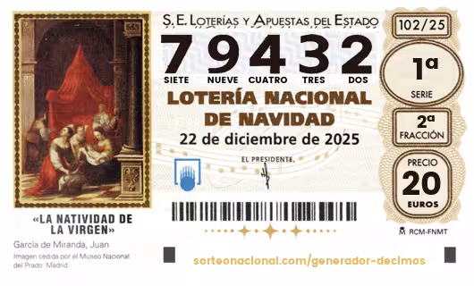 Los grandes premios de la Lotería de Navidad 2025 ya tienen número