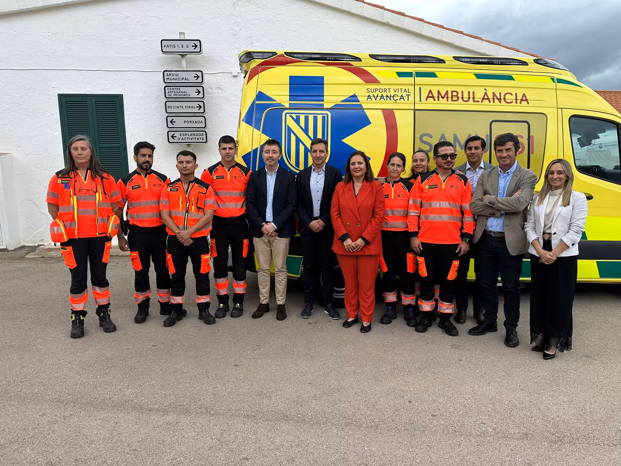 La ambulancia medicalizada de Es Mercadal pasará a funcionar las 24 horas a partir del 15 de junio