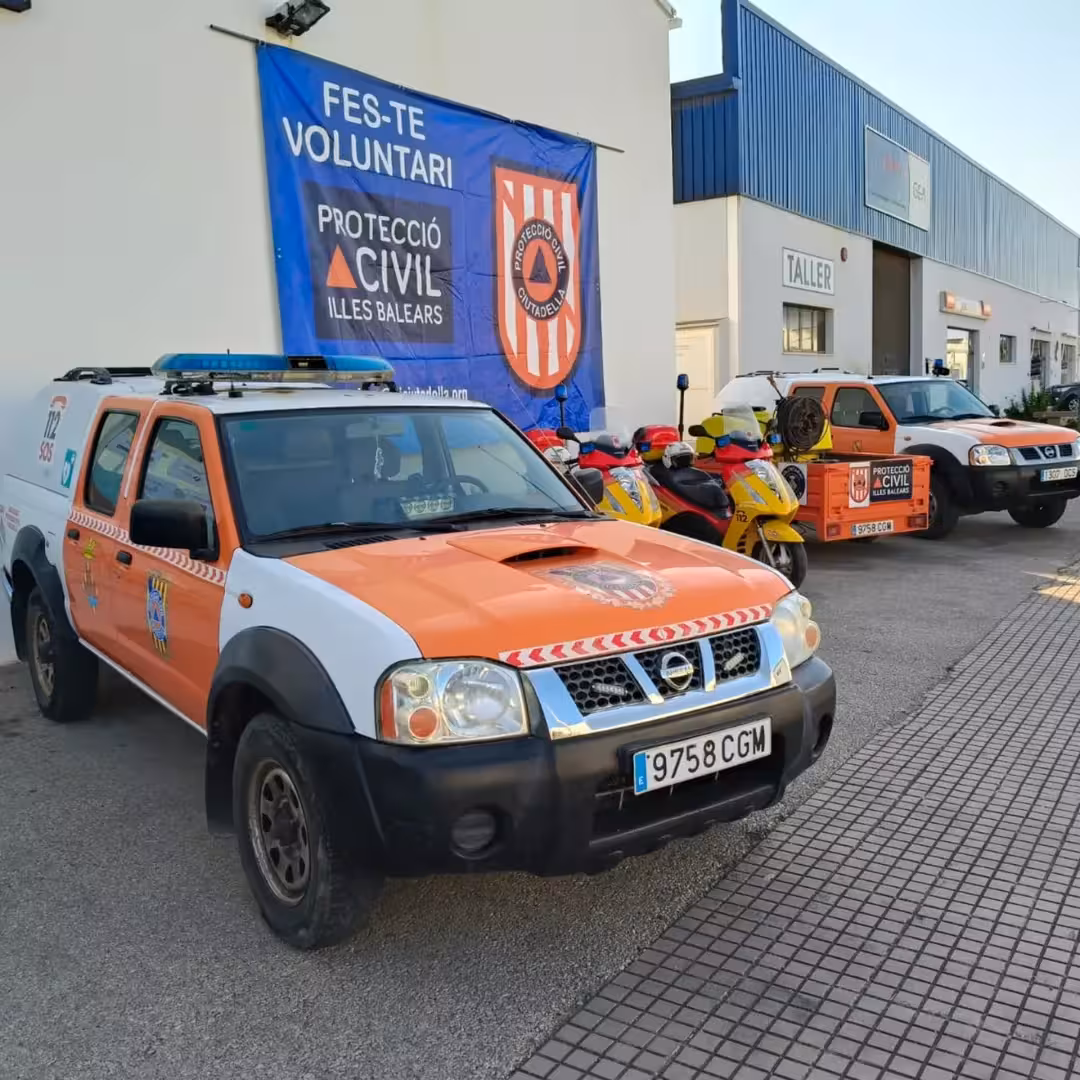 La falta de recursos y la burocracia obligan a Protección Civil de Ciutadella a limitar su actividad