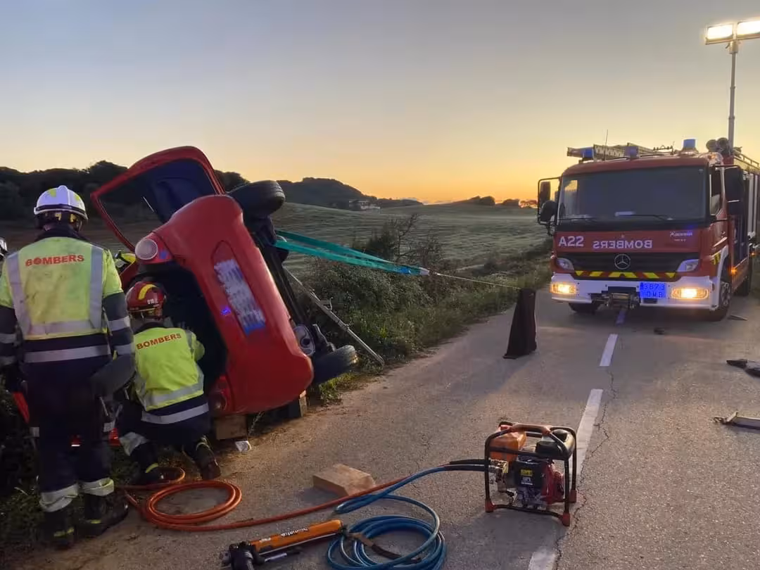 Los bomberos de Menorca realizaron 1.151 actuaciones en 2025: seis de cada diez fueron salvamentos y auxilios