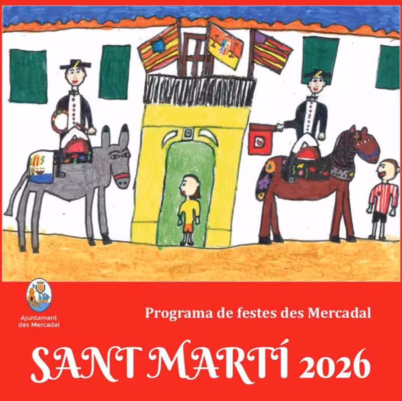 Es Mercadal se prepara para vibrar con unas fiestas de Sant Martí repletas de tradición, música y novedades