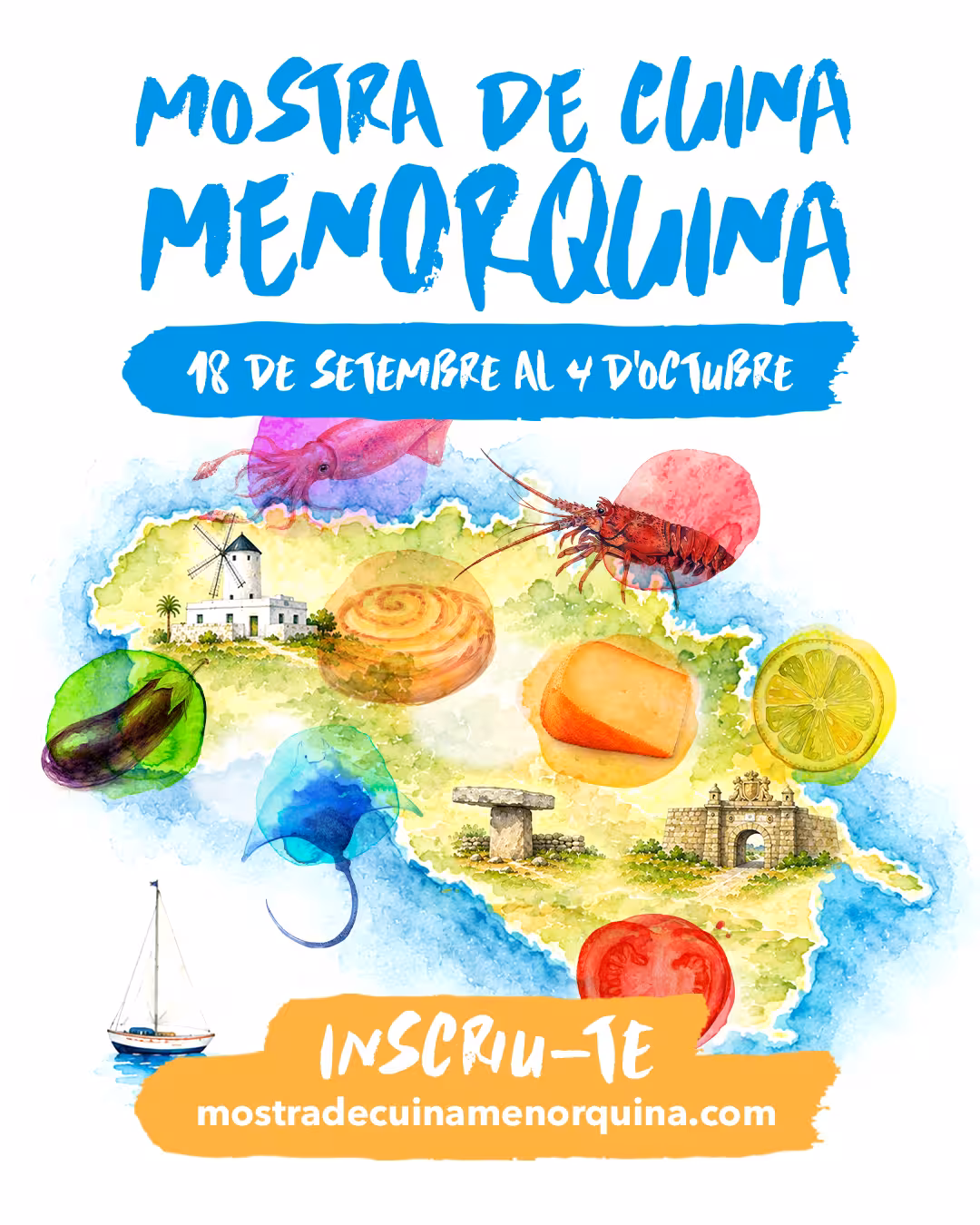 La Mostra de Cuina Menorquina se celebrará del 18 de septiembre al 4 de octubre por toda la isla