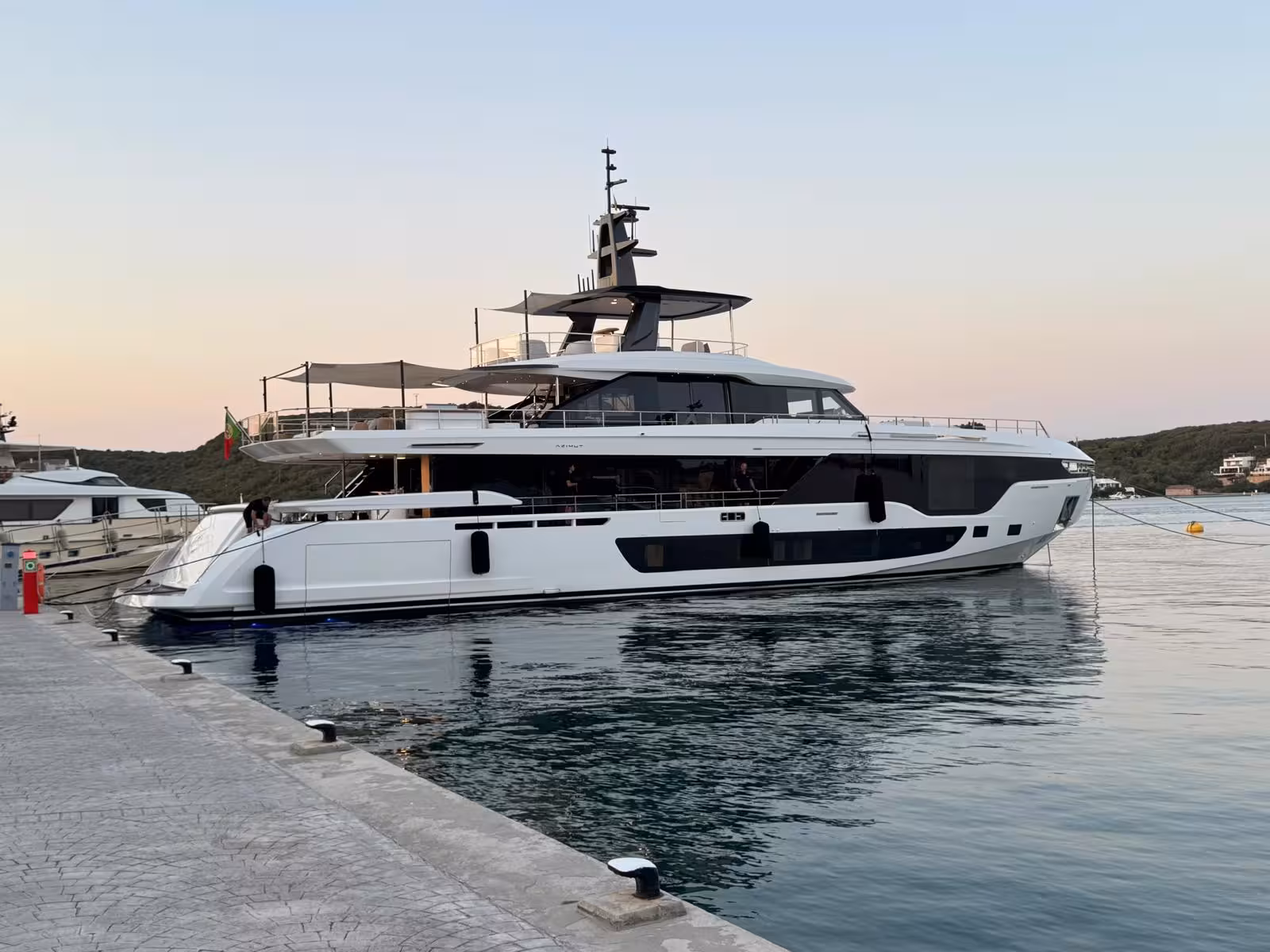 El yate de Cristiano Ronaldo, «My Mare», hace escala en el puerto de Maó sin el futbolista a bordo