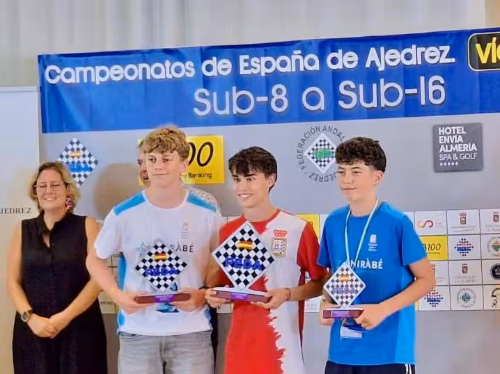 El menorquín Martin Krauchi se proclama subcampeón de España sub-16 de ajedrez sin perder ninguna partida