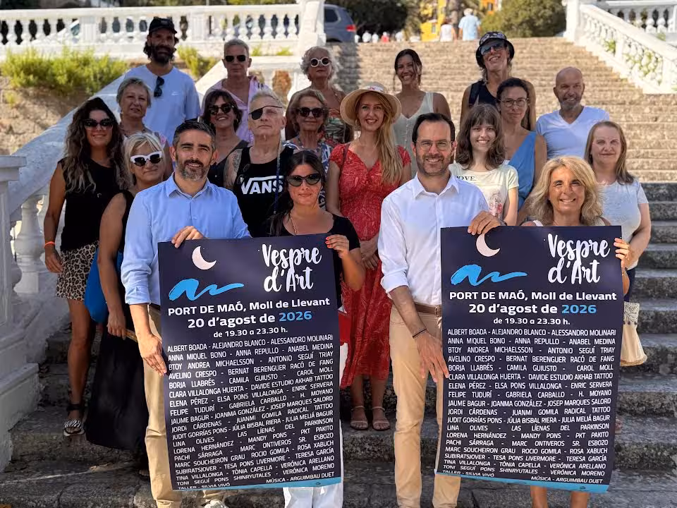Vespre d’Art reunirá este jueves a 47 artistas en el puerto de Maó