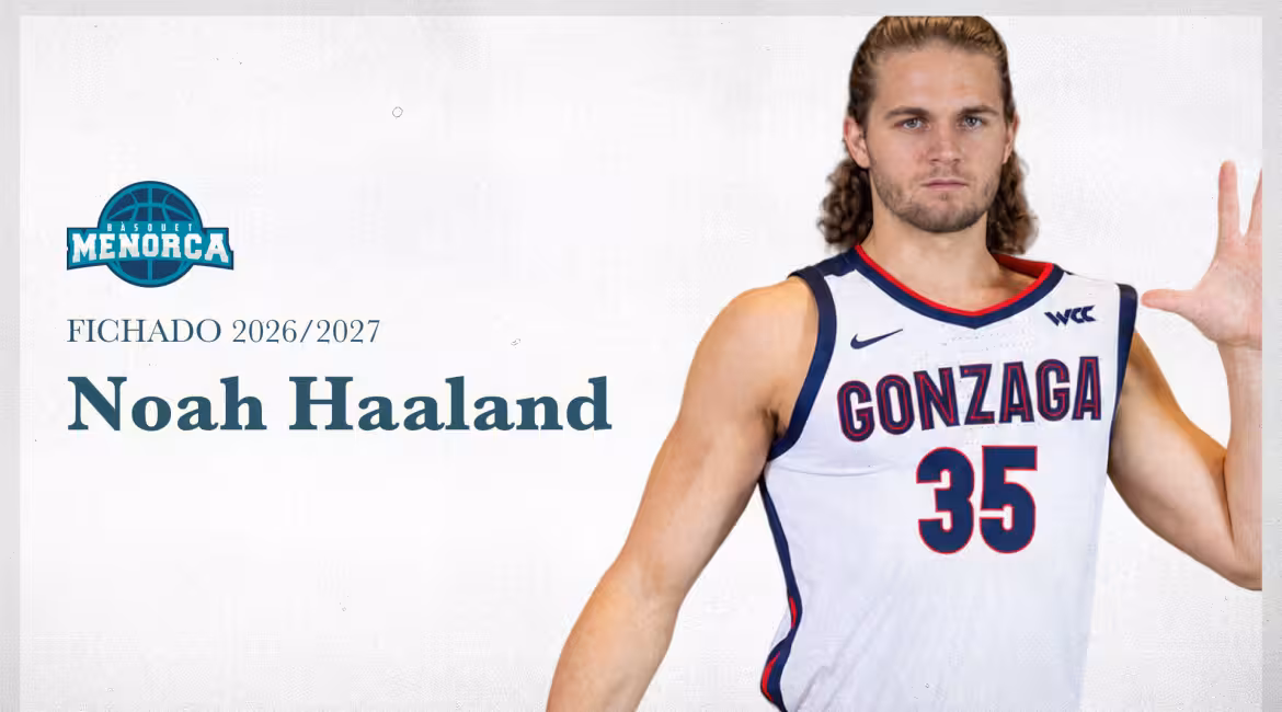 Noah Haaland, nuevo fichaje del Bàsquet Menorca