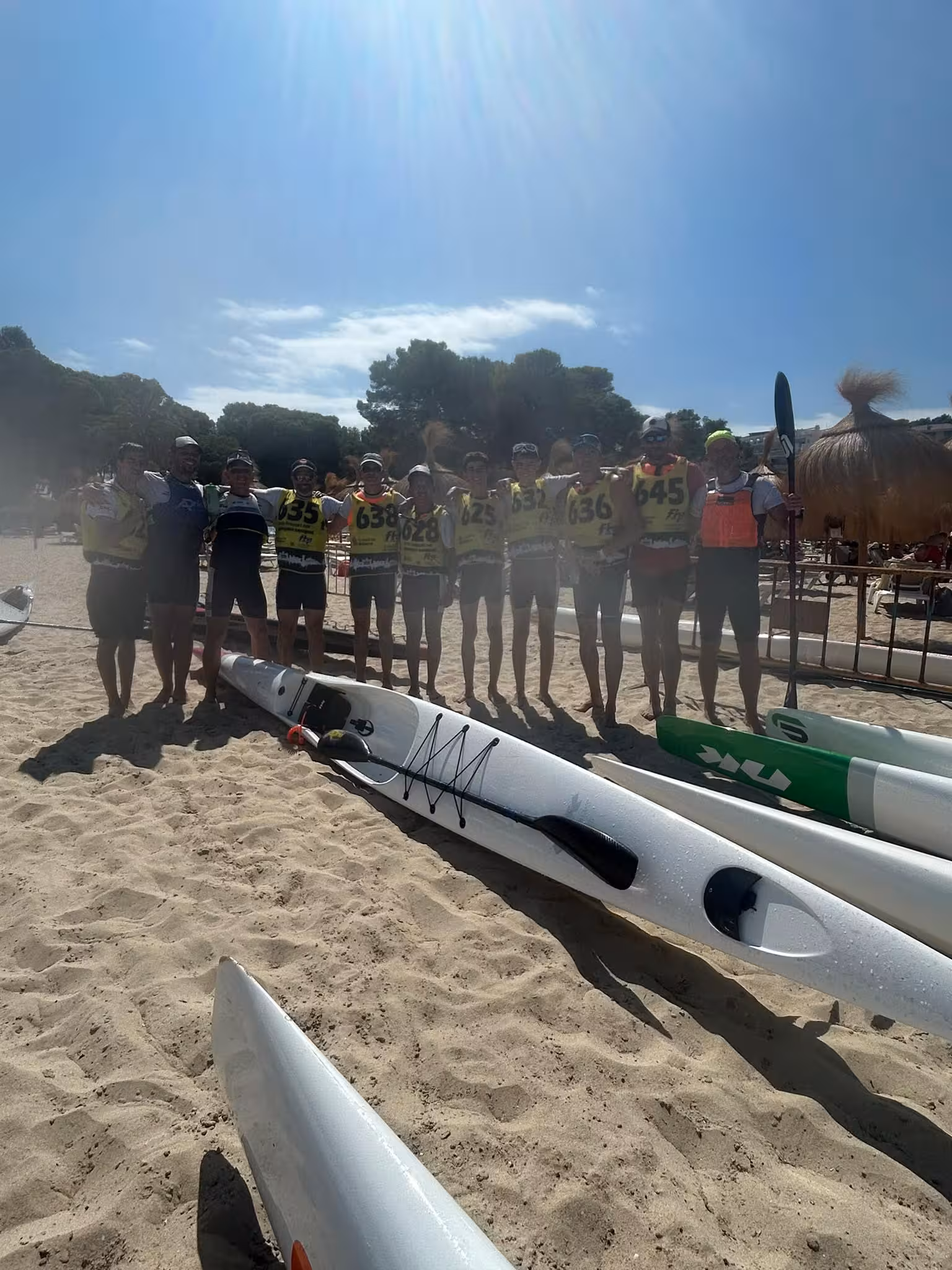 El Club Nàutic Ciutadella logra cuatro podios en la Copa Balear de Kayak de Mar