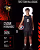 Un ciutadellenc brilla en California y entra en el equipo ideal de una liga de institutos de voleibol