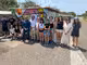 (La foto) Trebalúger transforma su caseta de buzones con un mural pintado por estudiantes