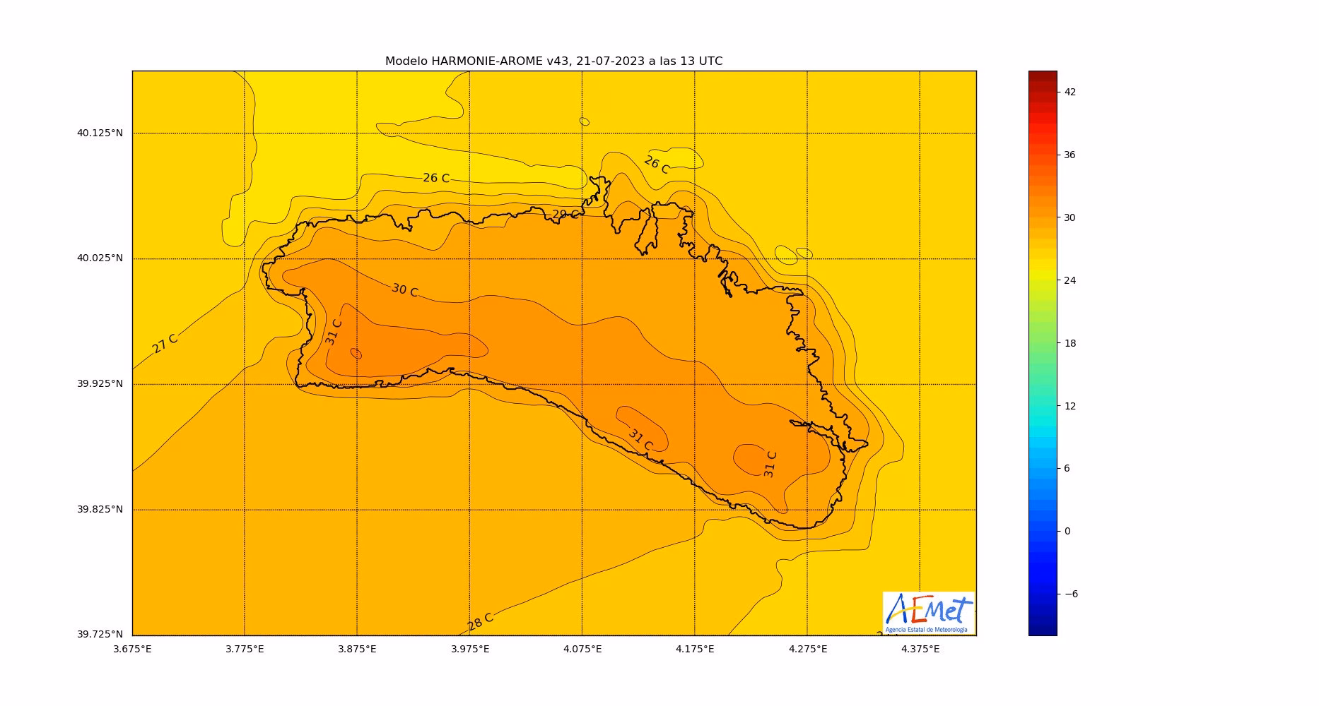 Rissagas y nubes altas en el pronóstico de hoy en Menorca
