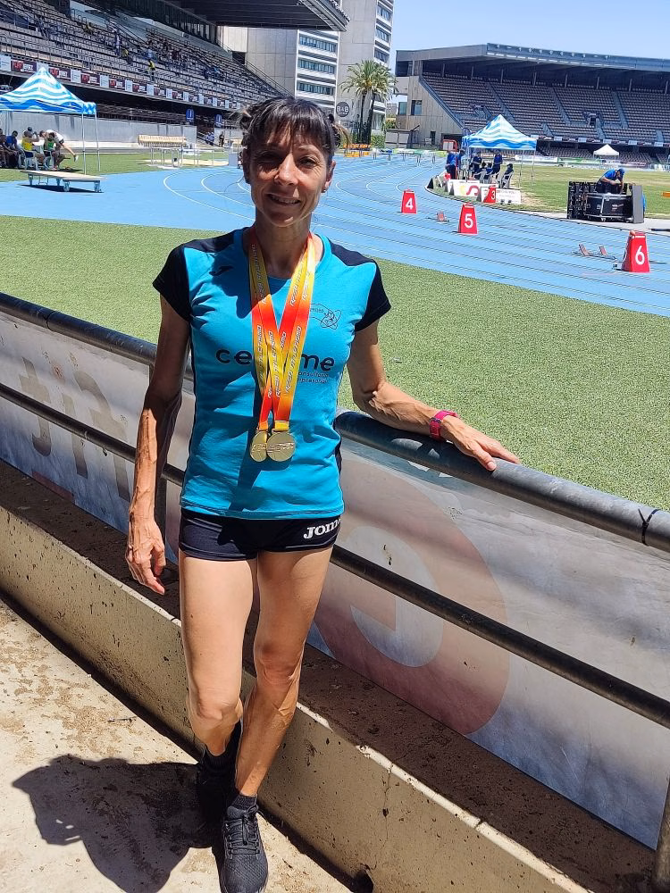 Lita López, doble campeona de España