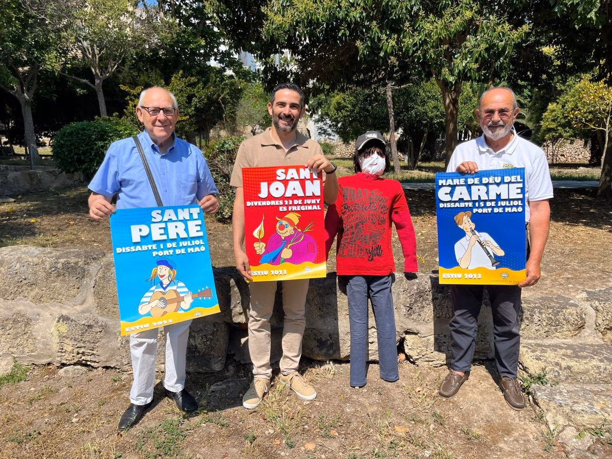 Semanas festivas en Maó con los actos de Sant Joan, Sant Pere y la Verge del Carme