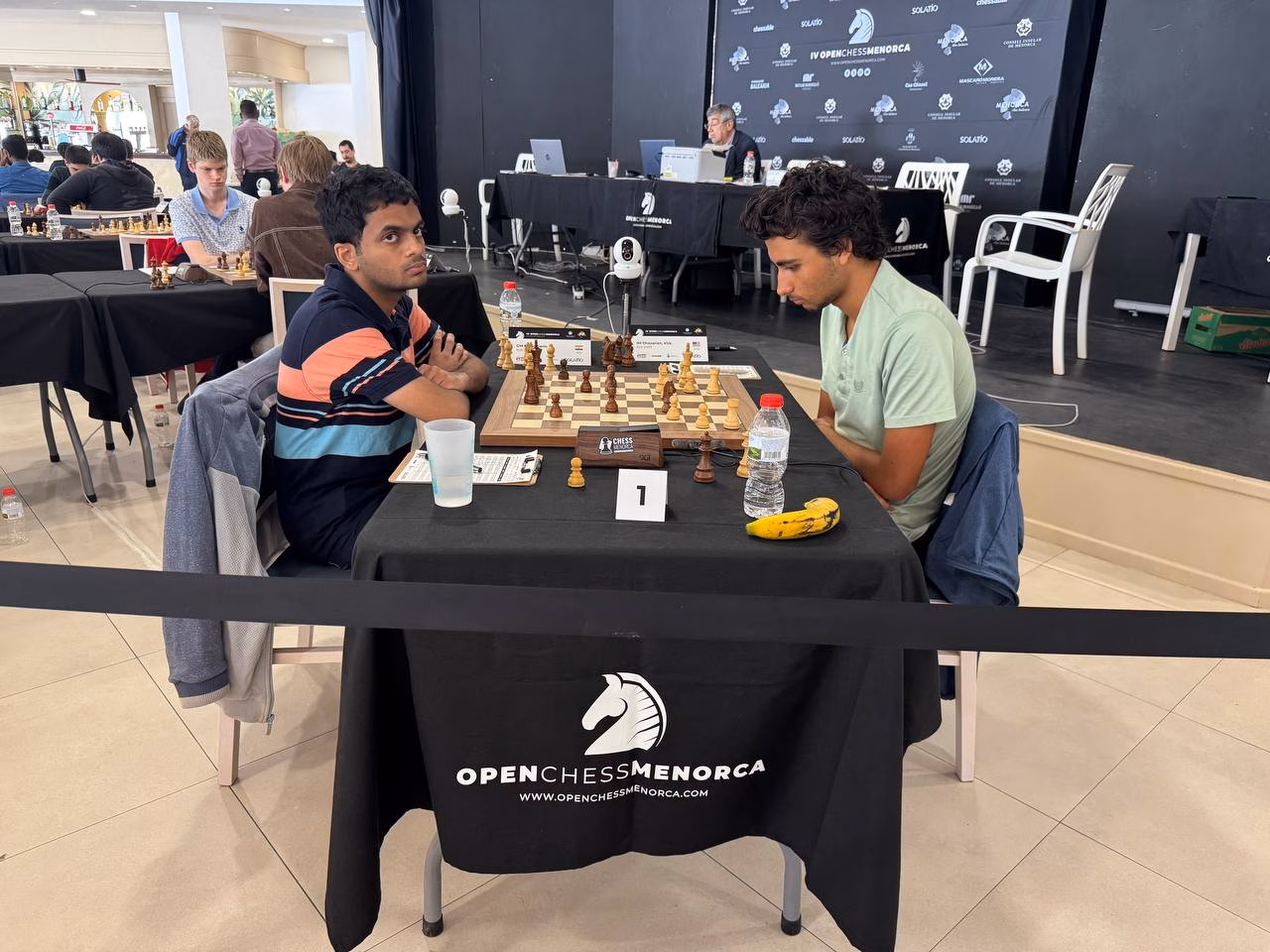 Sarin, Ivanchuk y Anand Pranav, líderes del Open Chess Menorca