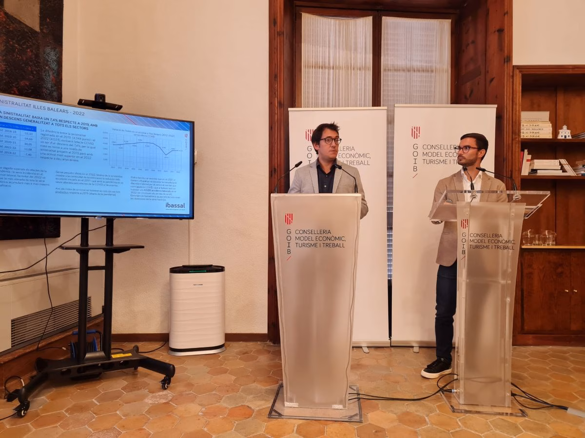 La siniestralidad laboral cae en Menorca un 3,4%