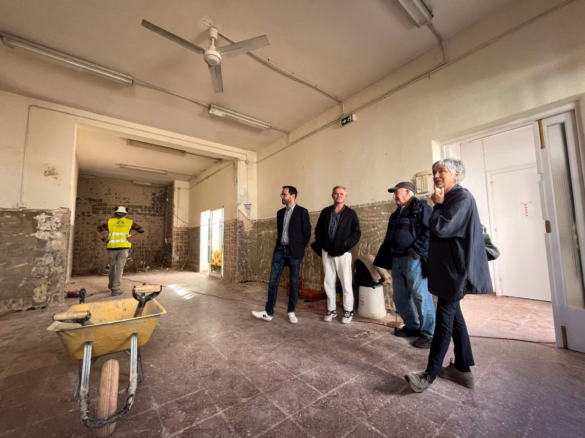 Inicio de las obras del nuevo local de la AVV de Sant Climent