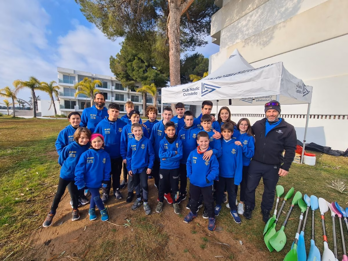 Es Naùtic de Ciutadella consigue dos oros y una plata en el Campeonato balear de piragüismo