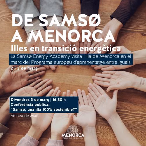 Visitan Menorca dos expertos mundiales en transición energética