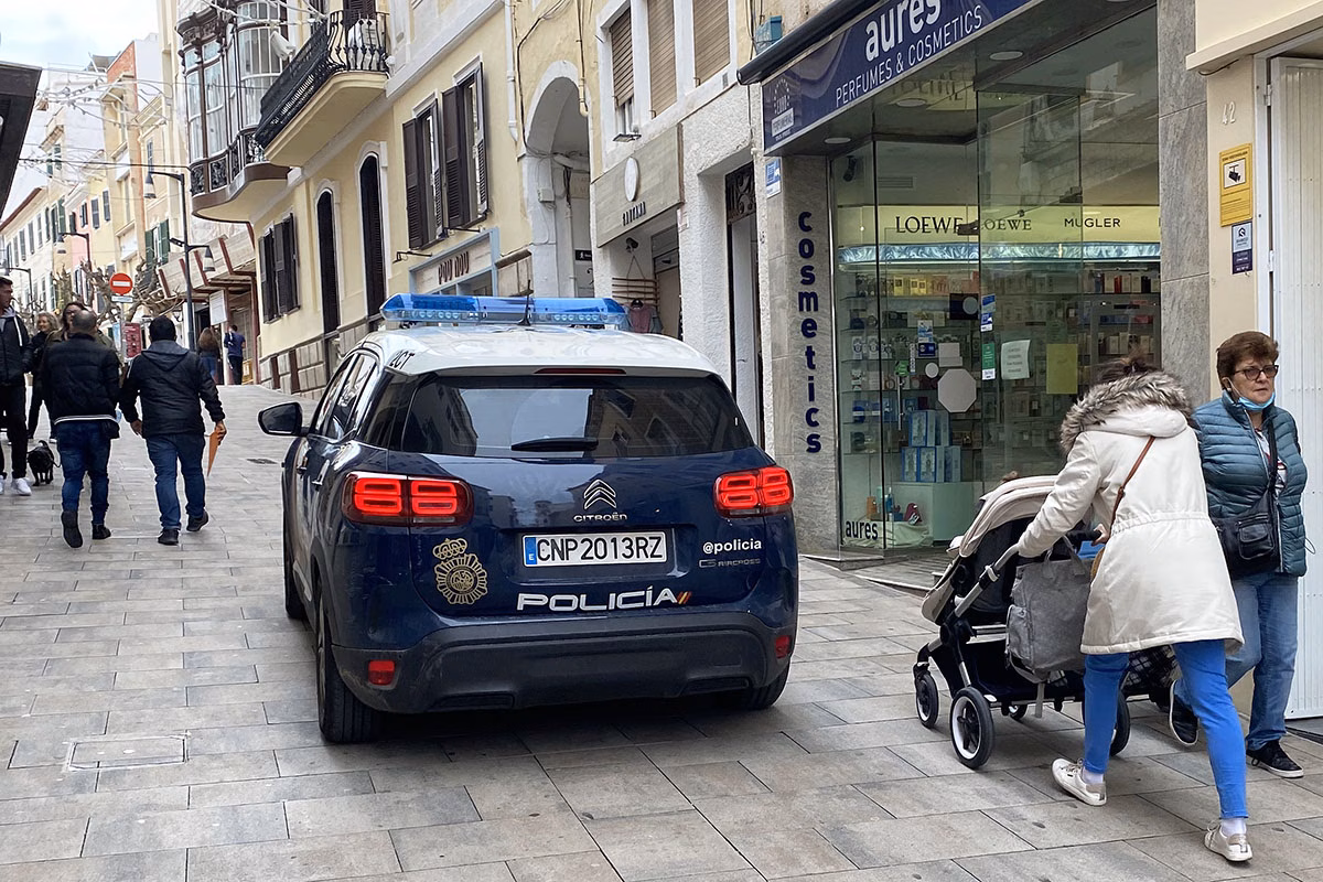 En Menorca los delitos en general crecieron un 20,2%  hasta el mes de septiembre