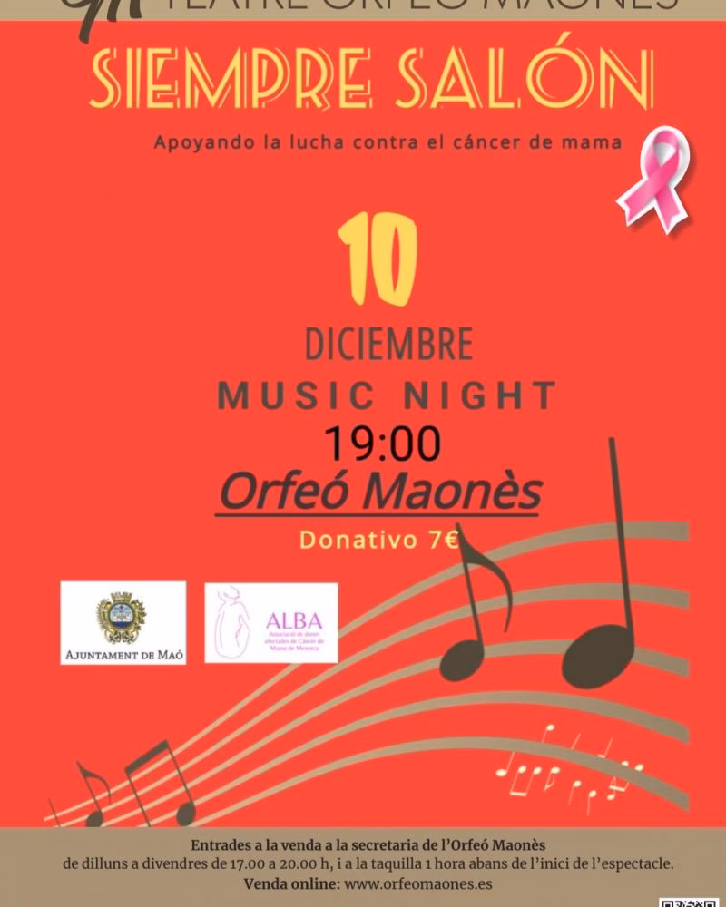 Siempre Salón actúa este sábado en Maó