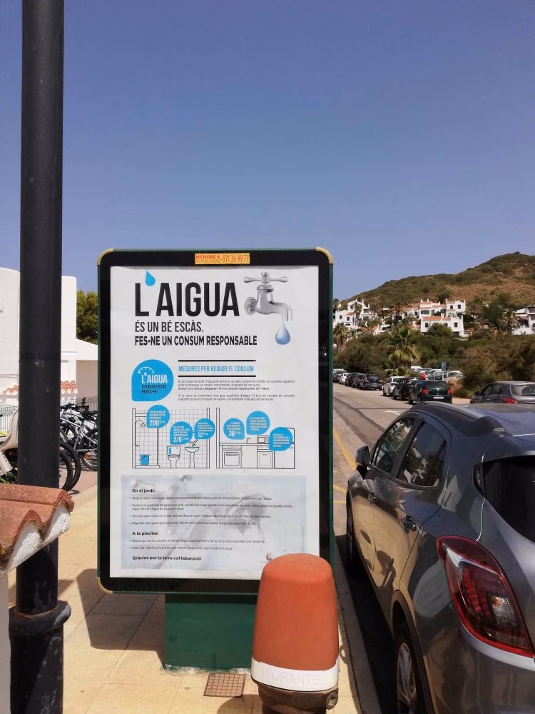 Es Mercadal se vuelca con el consumo responsable de agua