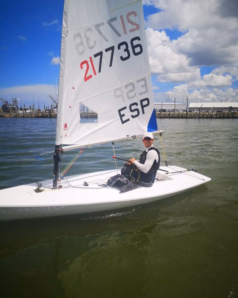 David Ponsetí ya entrena en Texas para el Campeonato del Mundo de ILCA 6