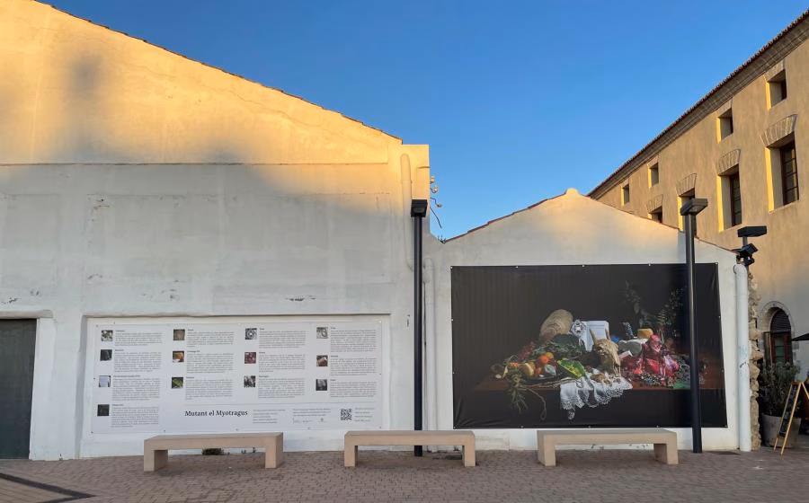 El mural 'Mutant el Myotragus', arte en la antigua fábrica de SEAT en Maó