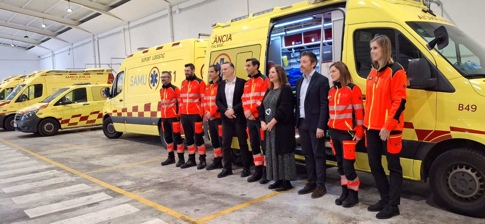 El SAMU 061 gestionó casi 200.000 incidentes en 2024, un 4,7 % más que en 2023