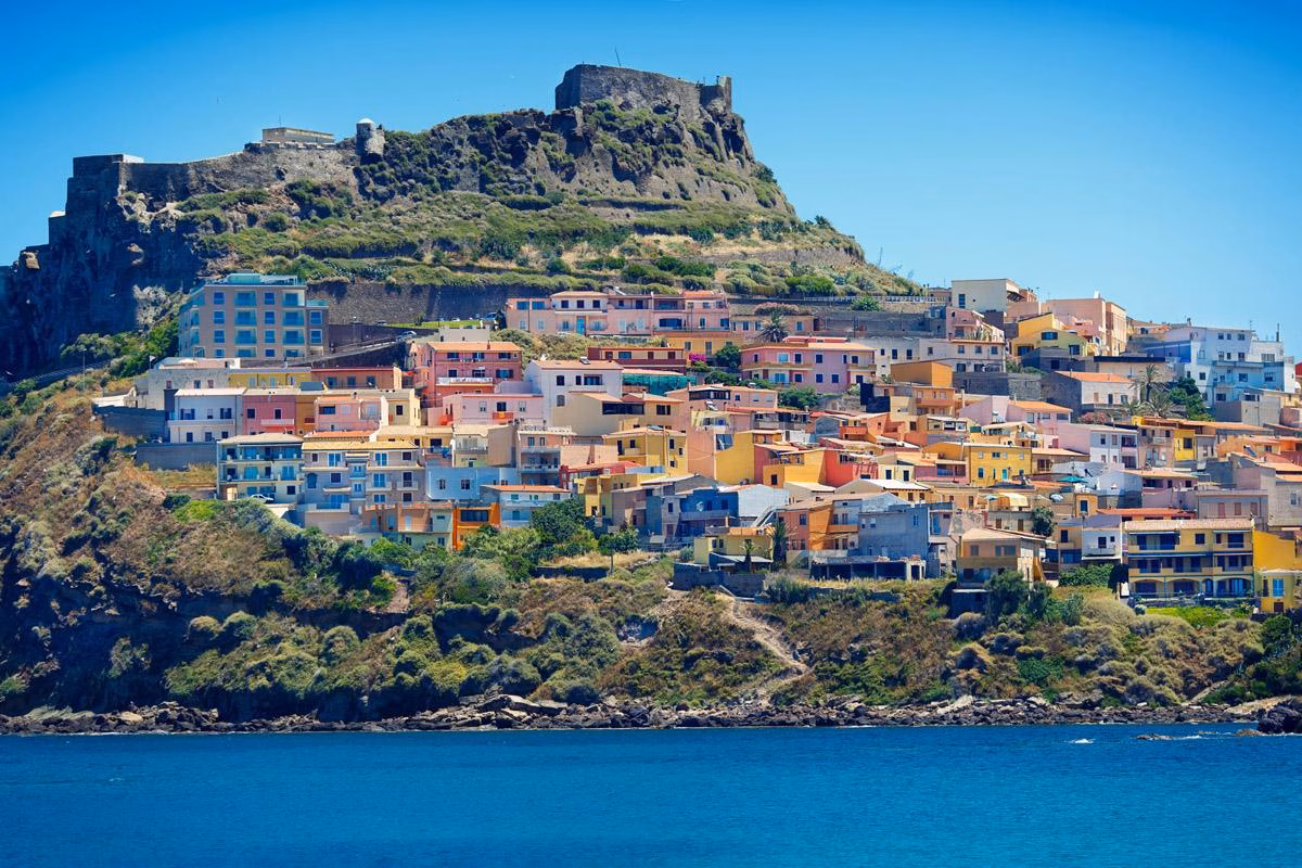 Peces pescados en agua salada