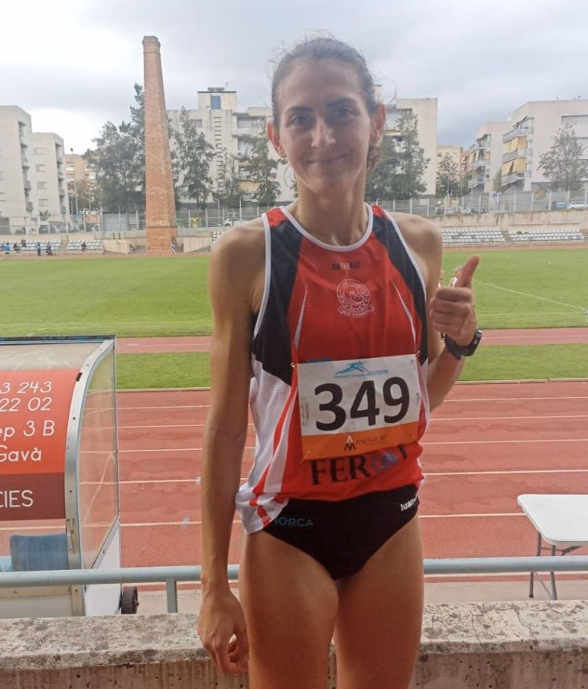 La atleta de Ferreries, Marina Bagur, nuevo récord de baleares en 10.000 metros pista