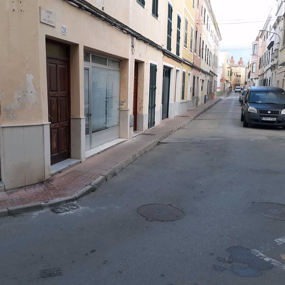 Empiezan las obras de mejora de las calles Sor Àgueda y Marqués de Albranca de Ciutadella