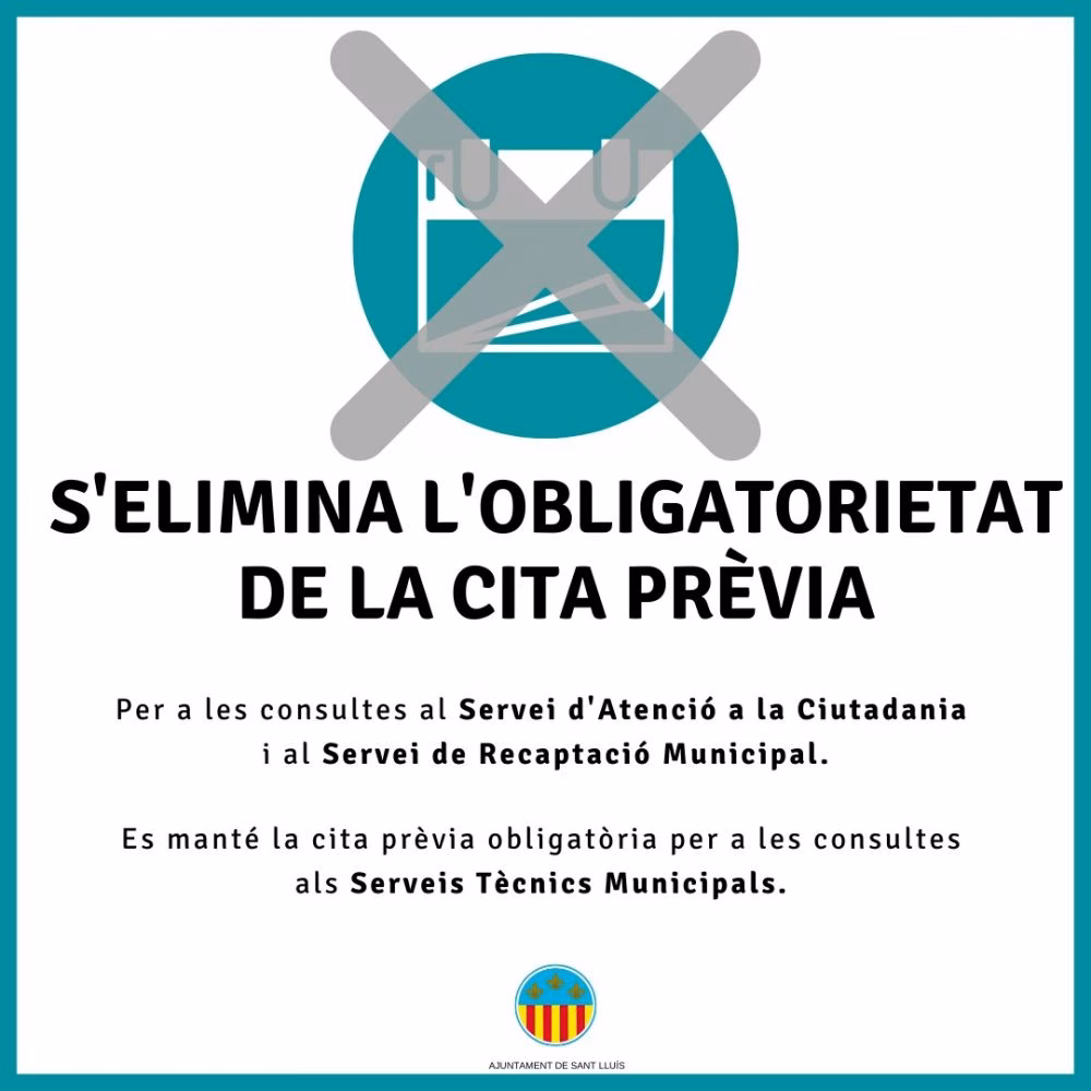 La Sindicatura de Greuges pide el fin de la cita previa para ir a las administraciones