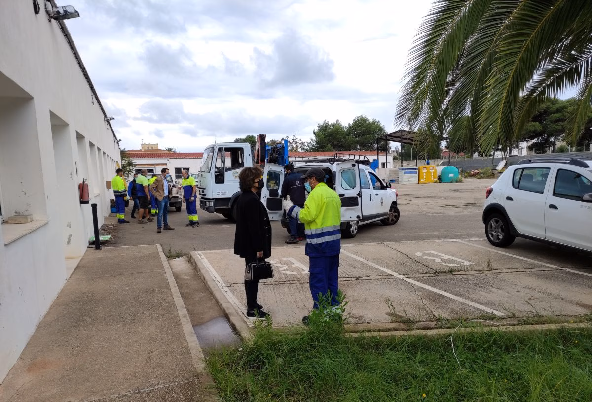 La brigada municipal de Maó se traslada a POIMA tras 20 años en el Cuartel de Santiago