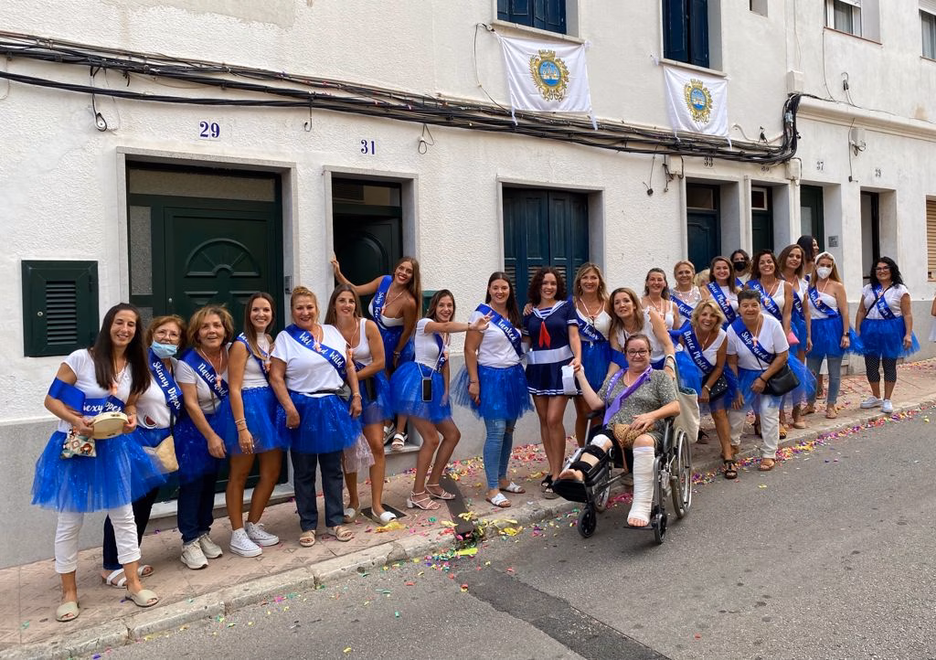 (La foto) Aprovechando la fiesta