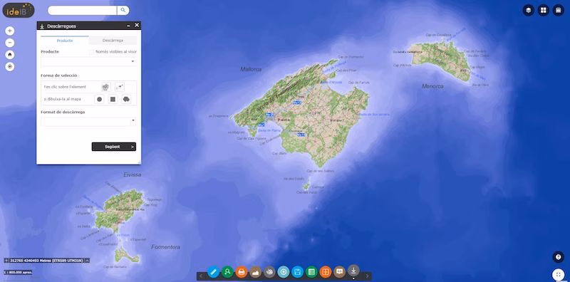 El catálogo cartográfico de Baleares ya está disponible para descarga