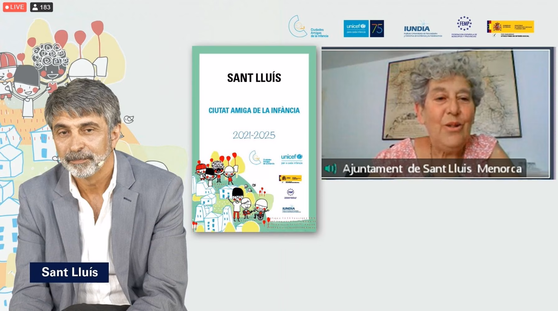 Sant Lluís recibe la distinción como "Ciudad Amiga de la Infancia"