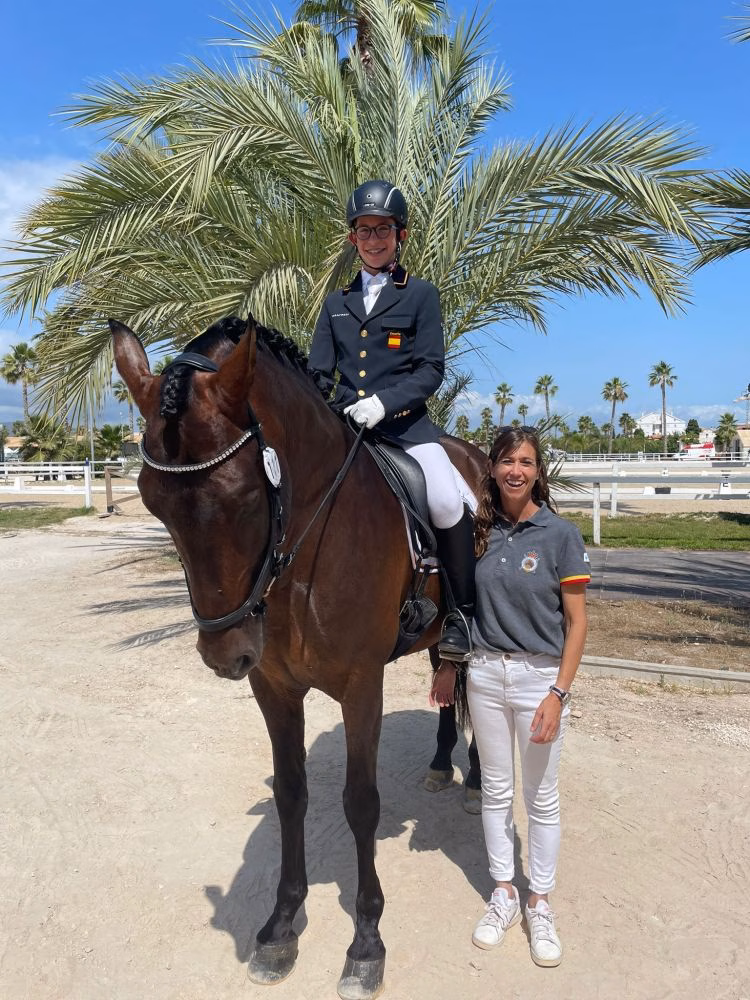 Gran actuación de Andreu Barber en el europeo de doma clásica