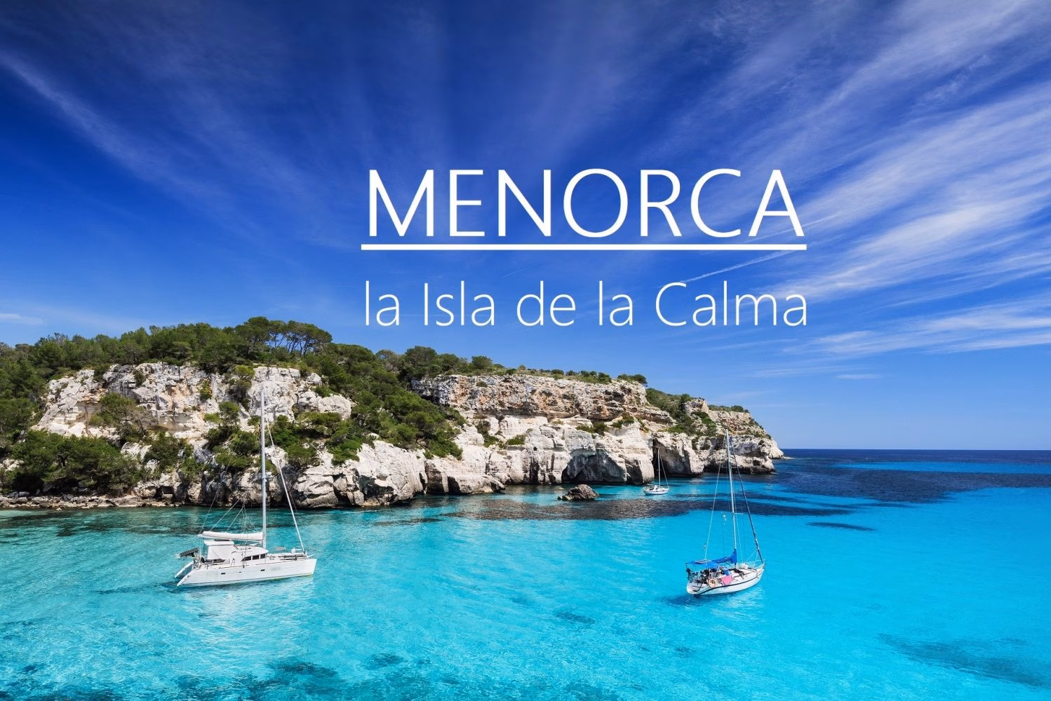 Alessandro Castagna y la guía Isola di Minorca