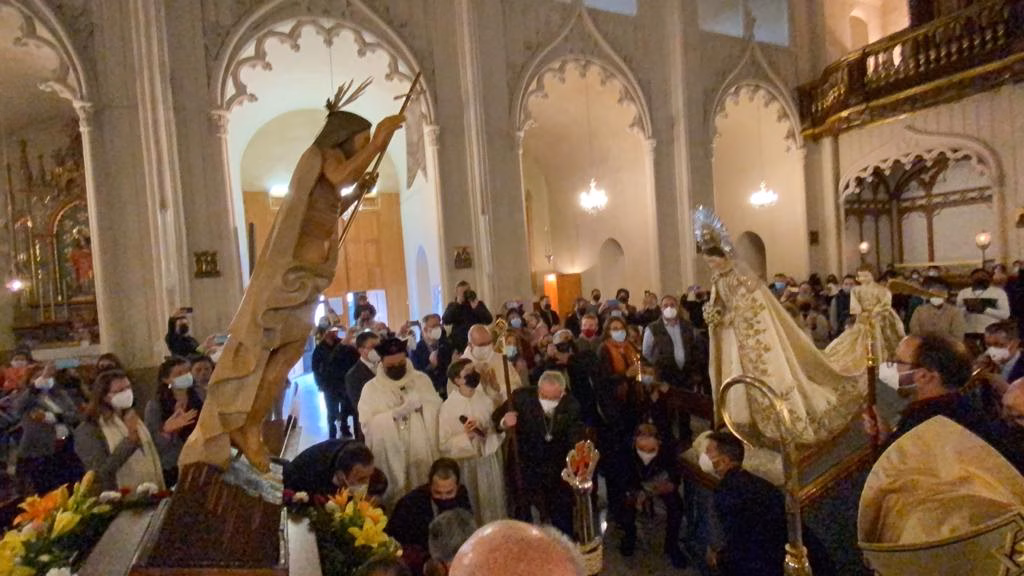 Maó vive 'El Encontre' dentro de Santa Maria