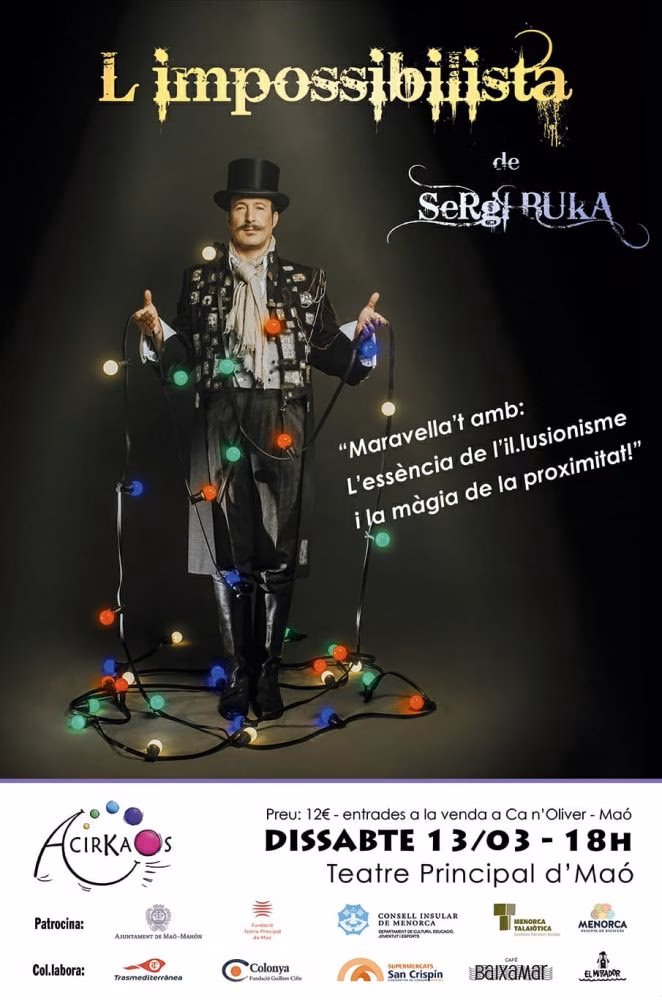 La magia de Sergi Buka llega al Teatre Principal