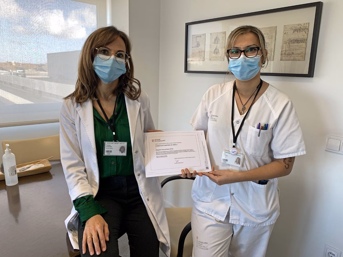 El Hospital Mateu Orfila consigue la acreditación sanitaria de nivel I