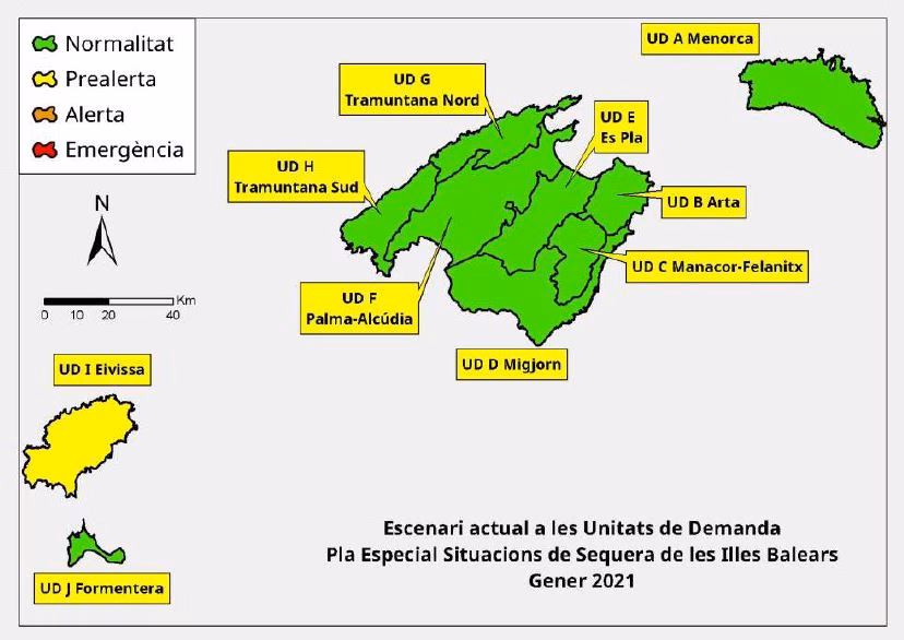 Menorca mantiene sus reservas hídricas al 64%
