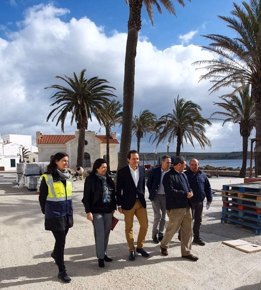 Francina Armengol mantiene las obras del puerto de Fornells