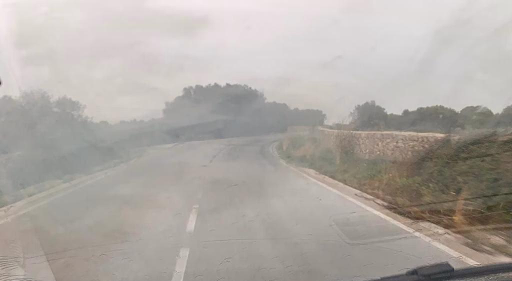 El aeropuerto de Menorca registra ráfagas de viento a 111 km/h