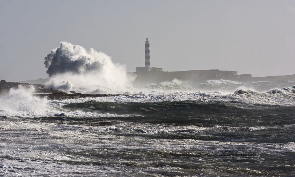 Tres días de alertas meteorológicas en Menorca