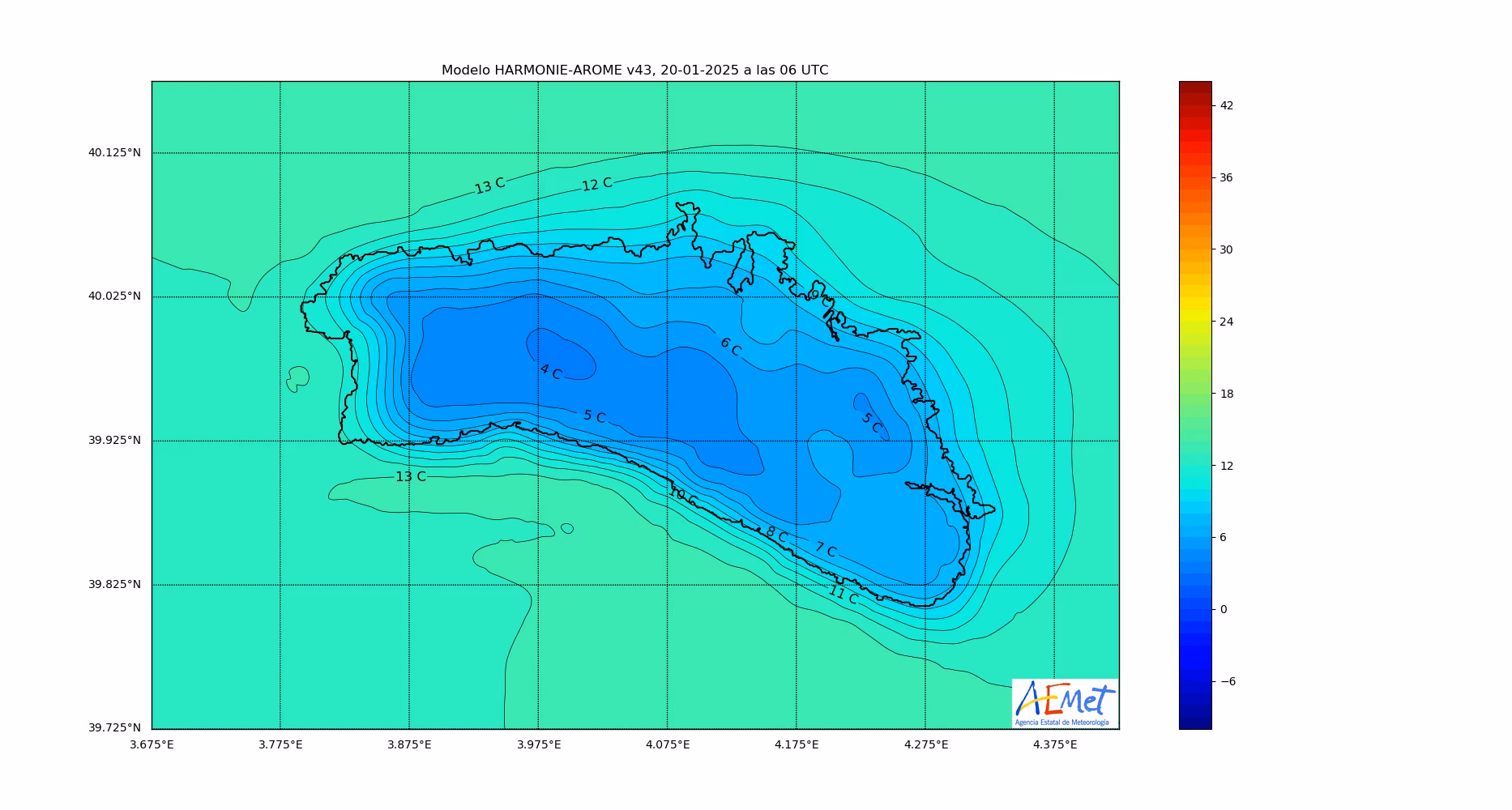 Menorca comienza la semana con mínimas de 5 grados e intervalos nubosos
