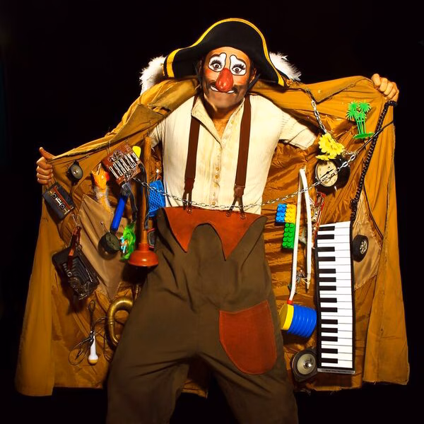 "Angus", clown gestual Es Mercadal